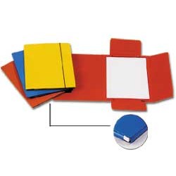 CARTELLINA CON ELASTICO 32PL 25X34CM ROSSO