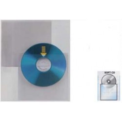 25 BUSTE A SACCO PPL 12,5X12CM SOFT CD-DVD