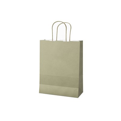 25 shoppers Twisted carta kraft 26x11x34,5cm salvia Mainetti Bags