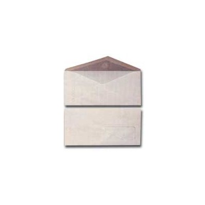 500 BUSTE BIANCHE 110X230MM C/FINESTRA 70GR GLACE PIGNA