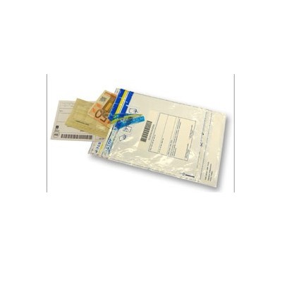 25 BUSTE SICUREZZA 365x455mm in LDPE RICICLABILE 70 mic