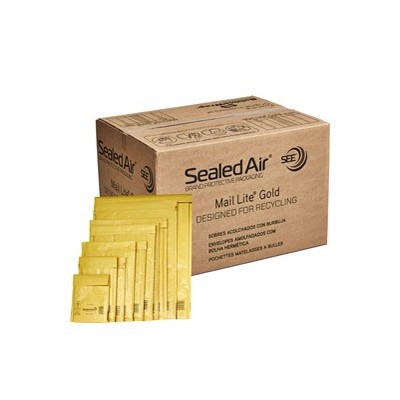 100 Buste imbottite GOLD B 12x21cm UTILE avana - conf.risparmio