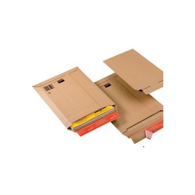 BUSTA A SACCO IN CARTONE A4+ 235X340X35MM ADESIVO PERM.