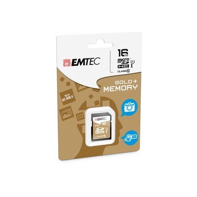 SDHC EMTEC 16GB CLASS 10 GOLD +