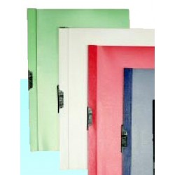 CARTELLINA PVC C/MOLLA DORSO 7 VERDE SPRING FILE 22X31