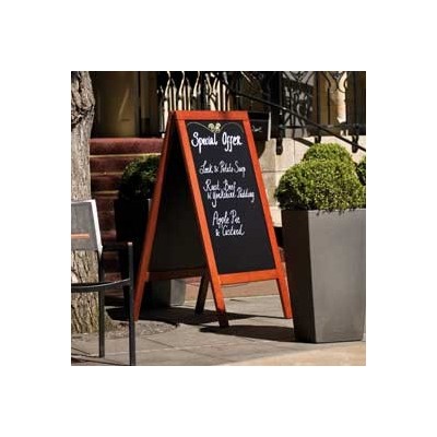 LAVAGNA MOGANO A CAVALLETTO 75x135cm SANDWICH Securit