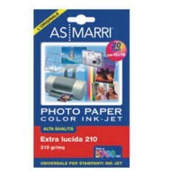 CARTA INKJET A6 (10X15CM) 265GR 20FG PHOTO LUCIDA 8870 AS MARRI