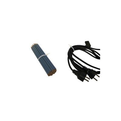 BUSTA 100 FASCHETTE IN NYLON 200X2,5 MM BIANCO