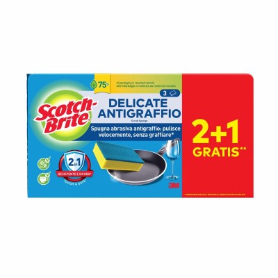 CF.3 SPUGNE SCOTCH-BRITE DELICATE ANTIGRAFFIO