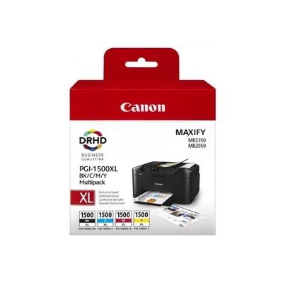 CONF. MULTIPACK CONTIENE N. INK. 1 PGI-1500XL BK-C-M-Y