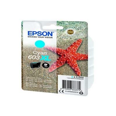 Cartuccia di inchiostro Epson Ciano serie 603XL Stella Marina