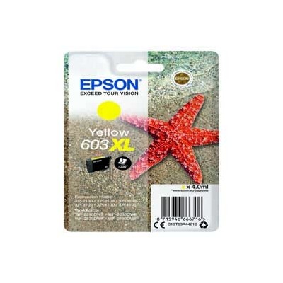 Cartuccia di inchiostro Epson Giallo serie 603XL Stella Marina