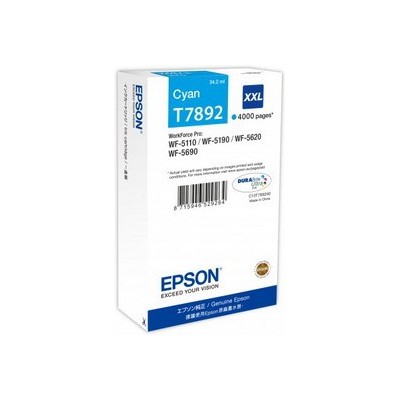 TANICA INCHIOSTRO A PIGMENTI CIANO EPSON DURABRITE ULTRA SERIE T789 XXL