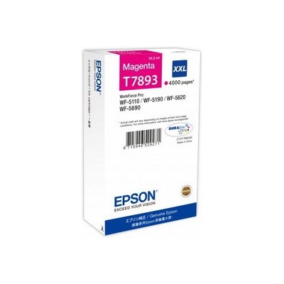 TANICA INCHIOSTRO A PIGMENTI MAGENTA EPSON DURABRITE ULTRA SERIE T789 XXL