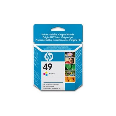 CARTUCCIA A GETTO DINCHIOSTRO HP N.49 TRICROMIA 22,8ML