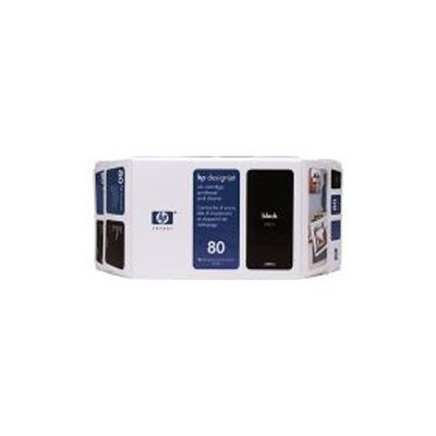 CARTUCCIA A GETTO DINCHIOSTRO HP N.80 NERO 350ML
