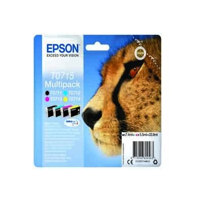 MULTIPACK (T071) 4 COLORI NERO CIANO MAGENTA GIALLO BLISTER RS