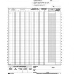 REGISTRO PRIMA NOTA IVA CORRISPETTIVI 29,7X23 25/25 FG AUTORIC. E2102A