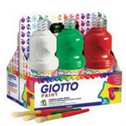 SCHOOLPACK 6 FLACONI TEMPERA PRONTA 1000ML ASSORTITA GIOTTO