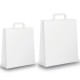 BLISTER 25 SHOPPERS 36X12X41CM BIANCO NEUTRO PIATTINA