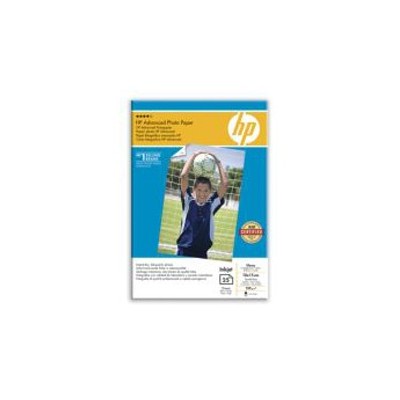 RISMA 25 FG CARTA HP ADVANCED GLOSSY PHOTO PAPER 250 G/M-10 X 15 CM BORDERLESS