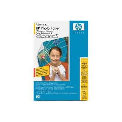 RISMA 100 FG CARTA HP ADVANCED GLOSSY PHOTO PAPER 250 G/M-10 X 15 CM BORDERLESS