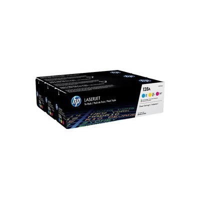 SCATOLA MULTIPACK 3 TONER COLORI CIANO/MAG/GIALLO HP LASERJET NR.128A