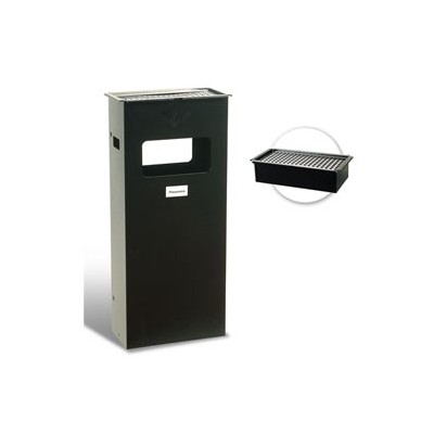 POSACENERE/GETTACARTA DA ESTERNI GRIGIO