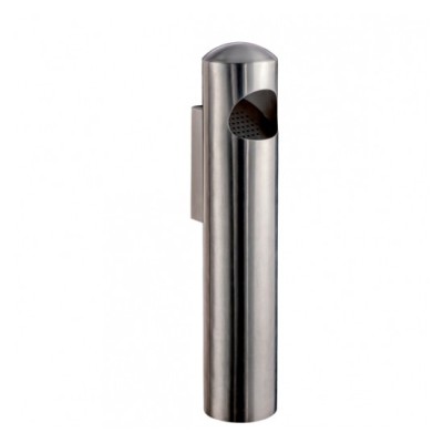 02612 POSACENERE MURALE  4LT. INOX SATINATO