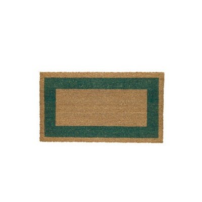 ZERBINO COCCO C/FONDO IN VINILE 45X80CM VERDE VELCOC