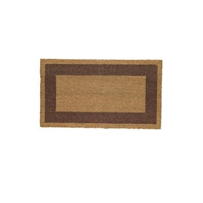 ZERBINO COCCO C/FONDO IN VINILE 60X100CM MARRONE VELCOC