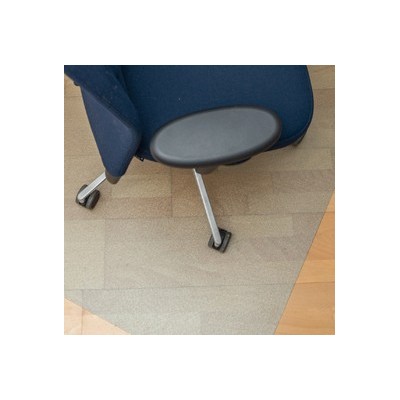 Tappeto salvapavimenti 90x120cm Rettangolare in plastica riciclata