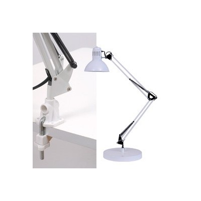LAMPADA DA TAVOLO A FLUORESCENZA ARCHITECT BIANCO ALBA