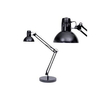 LAMPADA DA TAVOLO A FLUORESCENZA ARCHITECT NERO ALBA