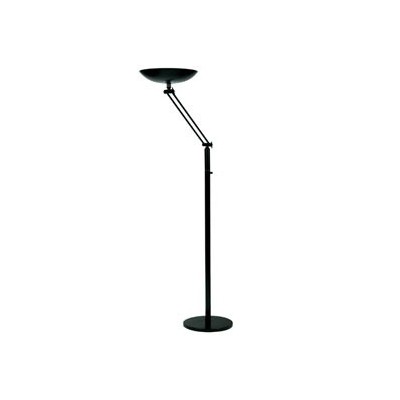 LAMPADA A FLUORESCENZA 65W NERO Varialux ARTICOLATA DA TERRA