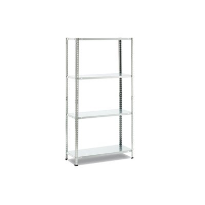 Scaffale in metallo a 4 ripiani