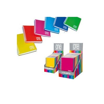 EXPO 14 MINIQUADERNI SPIRALATI PPL A6 12x17cm mix 6 colori ONE COLOR BLASETTI