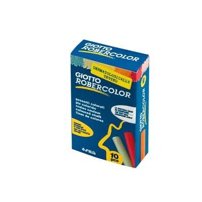 SCATOLA 10 GESSETTI TONDI COLORATI GIOTTO