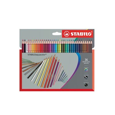 Astuccio 36 pastelli Stabilo AQUACOLOR 1636-7
