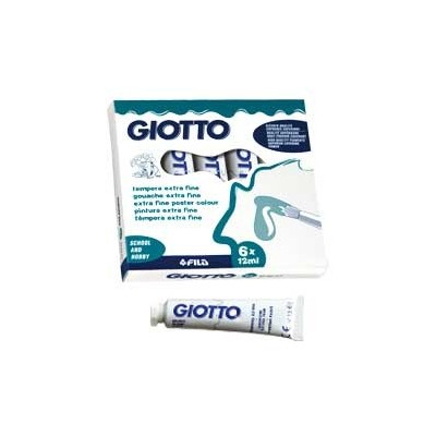 TEMPERA GIOTTO TUBO 4 (12ML) BIANCO 01