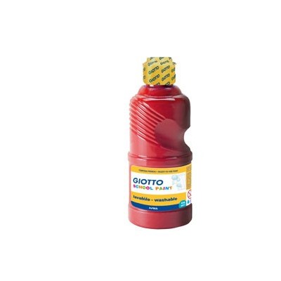 TEMPERA PRONTA 250ML lavabile GIOTTO ROSSO