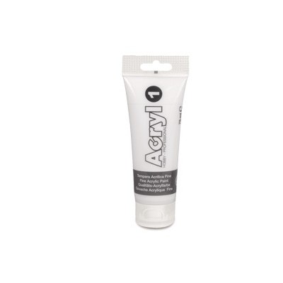 COLORE ACRILICO FINE tubo da 75ml BIANCO