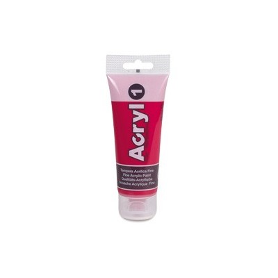 COLORE ACRILICO FINE tubo da 75ml ROSSO CARMINIO 310