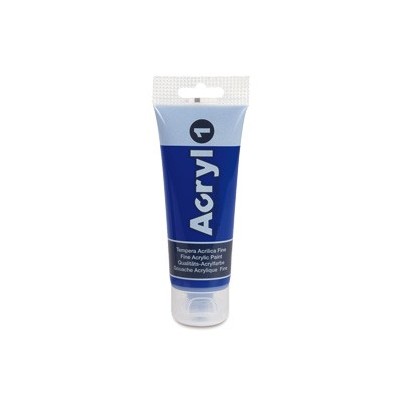 COLORE ACRILICO FINE tubo da 75ml BLU OLTREMARE 500