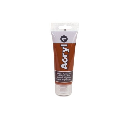 COLORE ACRILICO FINE tubo da 75ml SIENA BRUCIATA 730