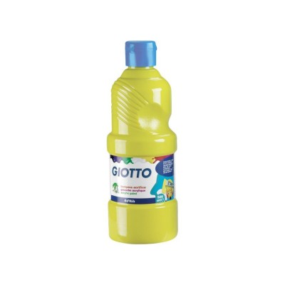 FLACONE 500ML TEMPERA    ACRILICA GIALLO