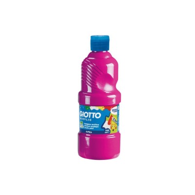 FLACONE 500ML TEMPERA    ACRILICA ROSA