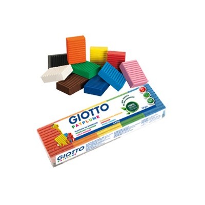 Panetti Plastilina Patplume 10 colori x 50gr GIOTTO