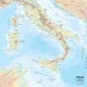 CARTA GEOGRAFICA SCOLASTICA MURALE ITALIA BELLETTI