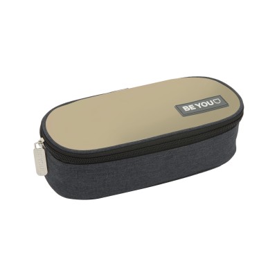 ASTUCCIO BUSTINA OVALE inECOPELLE FODERATA ORO